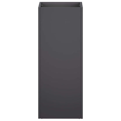 Garden Planter 2 pcs Black 20 x 20 x 40 cm Cold-rolled Steel