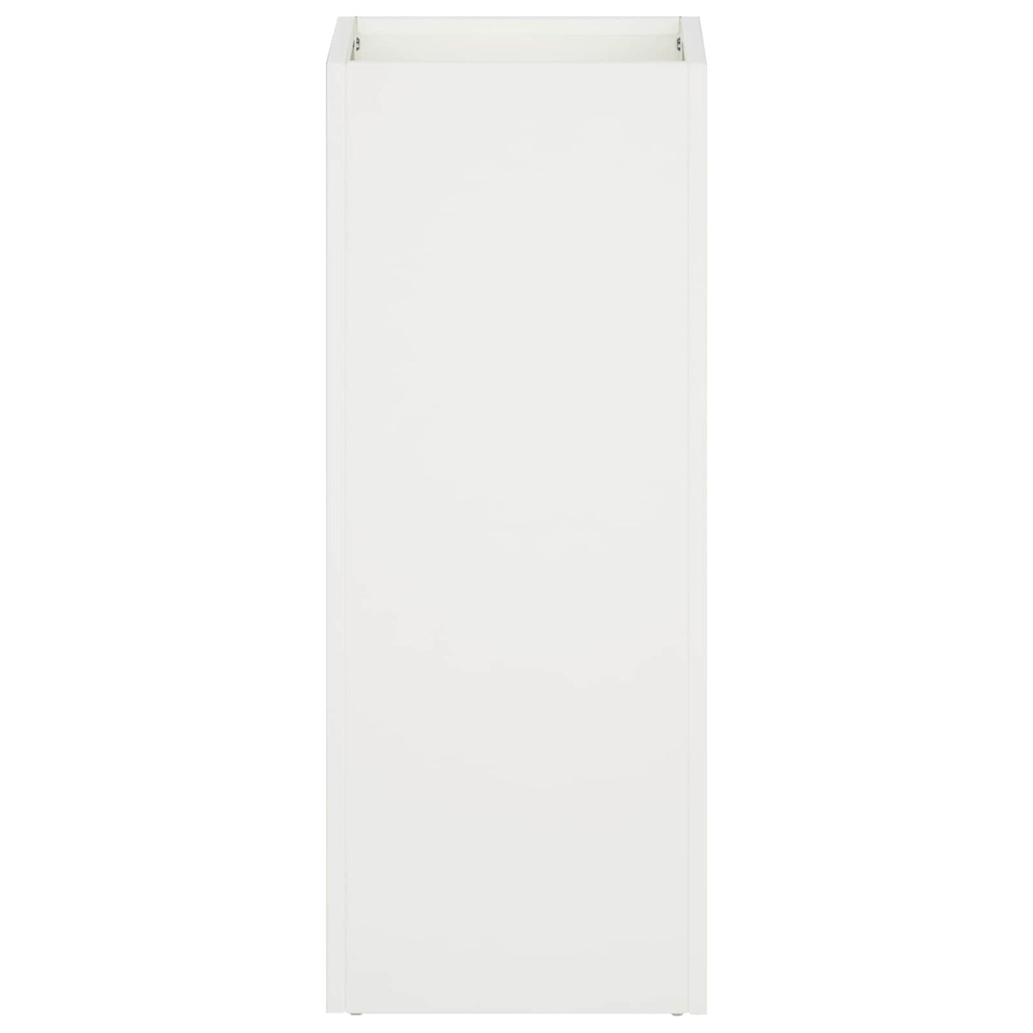 Garden Planter 2 pcs White 20 x 20 x 40 cm Cold-rolled Steel
