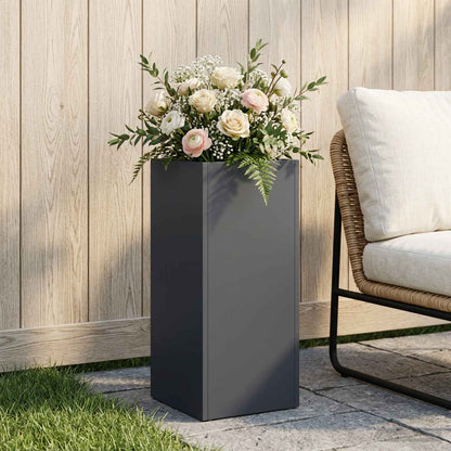 Garden Planter Anthracite 20 x 20 x 40 cm Cold-rolled Steel