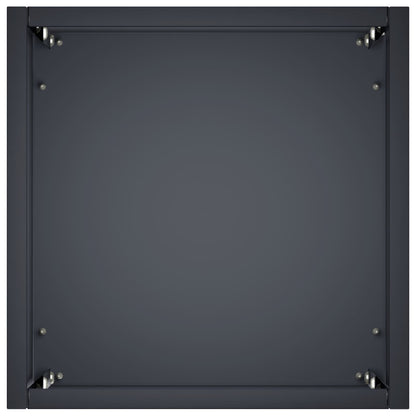 Garden Planter Anthracite 20 x 20 x 40 cm Cold-rolled Steel