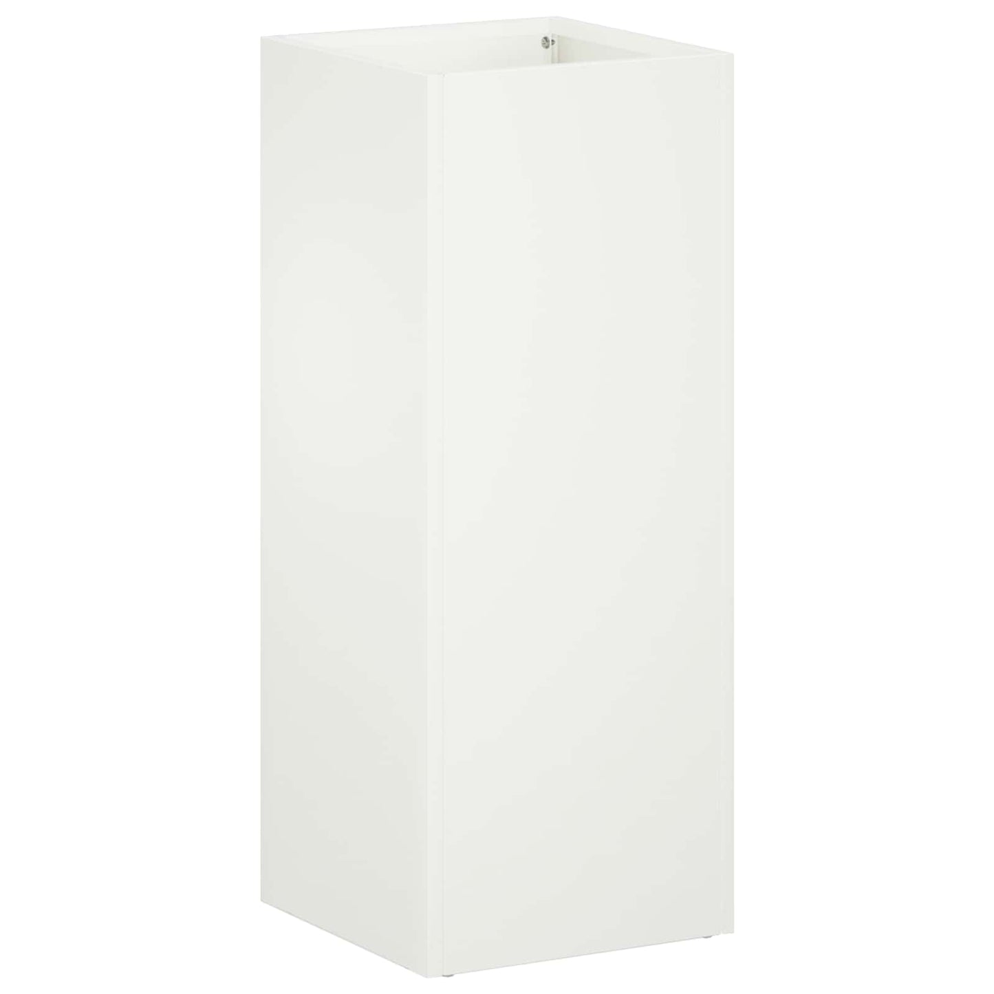 Garden Planter White 20 x 20 x 50 cm Cold-rolled Steel