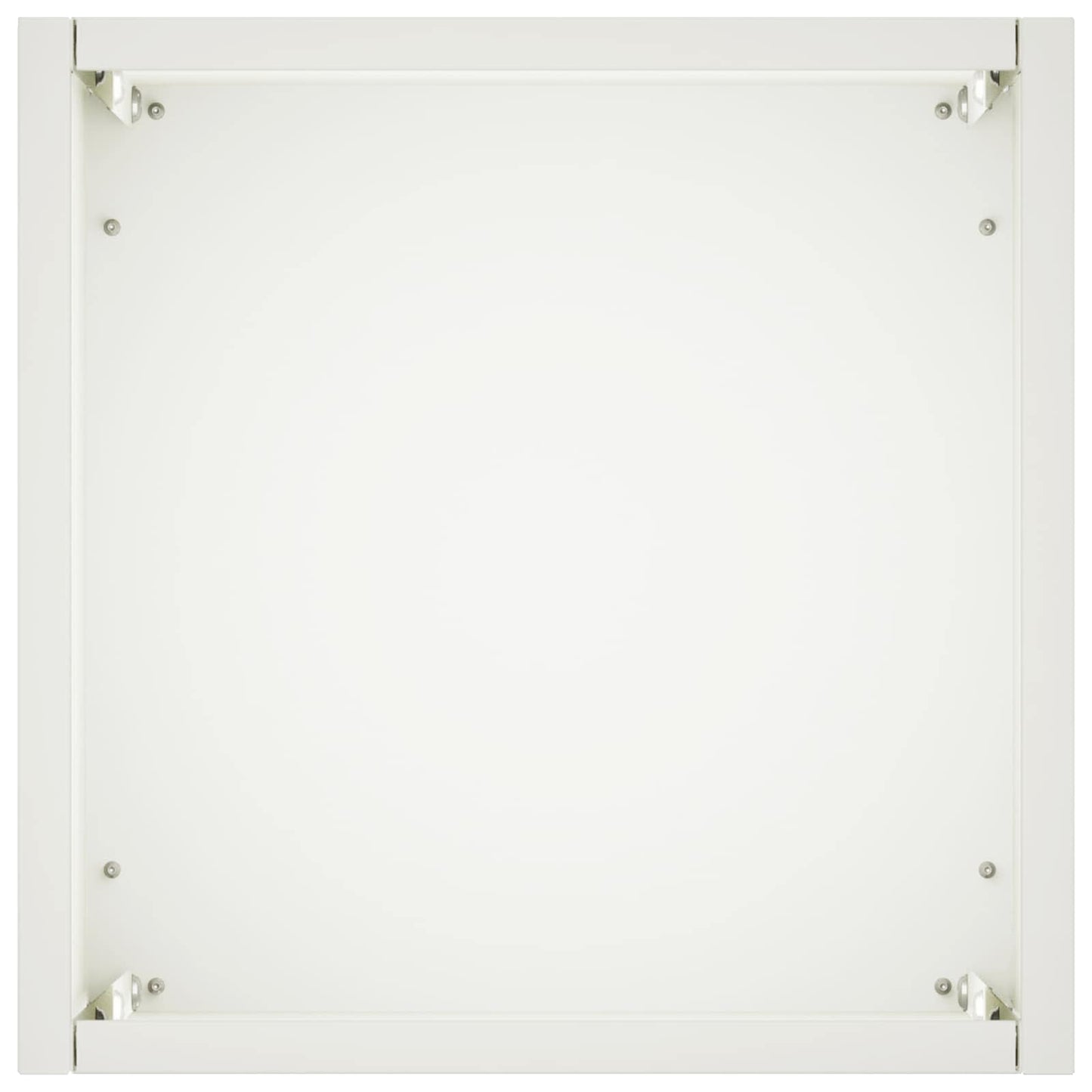 Garden Planter White 20 x 20 x 50 cm Cold-rolled Steel