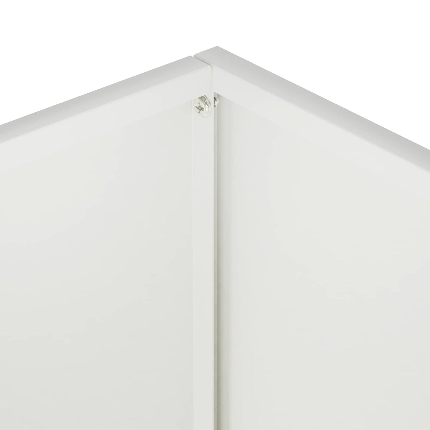 Garden Planter 2 pcs White 20 x 20 x 50 cm Cold-rolled Steel