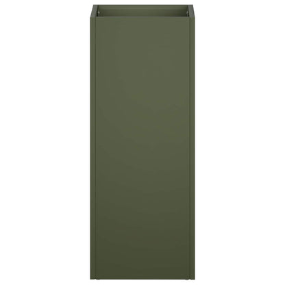 Garden Planter Olive Green 20 x 20 x 50 cm Cold-rolled Steel