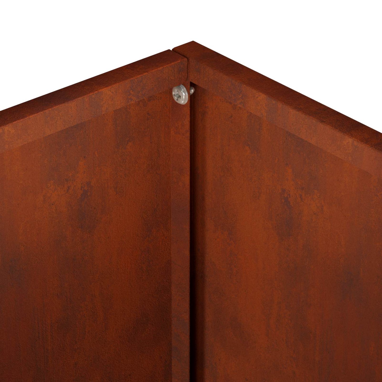 Garden Planter 2 pcs Rusty 20 x 20 x 50 cm Weathering Steel