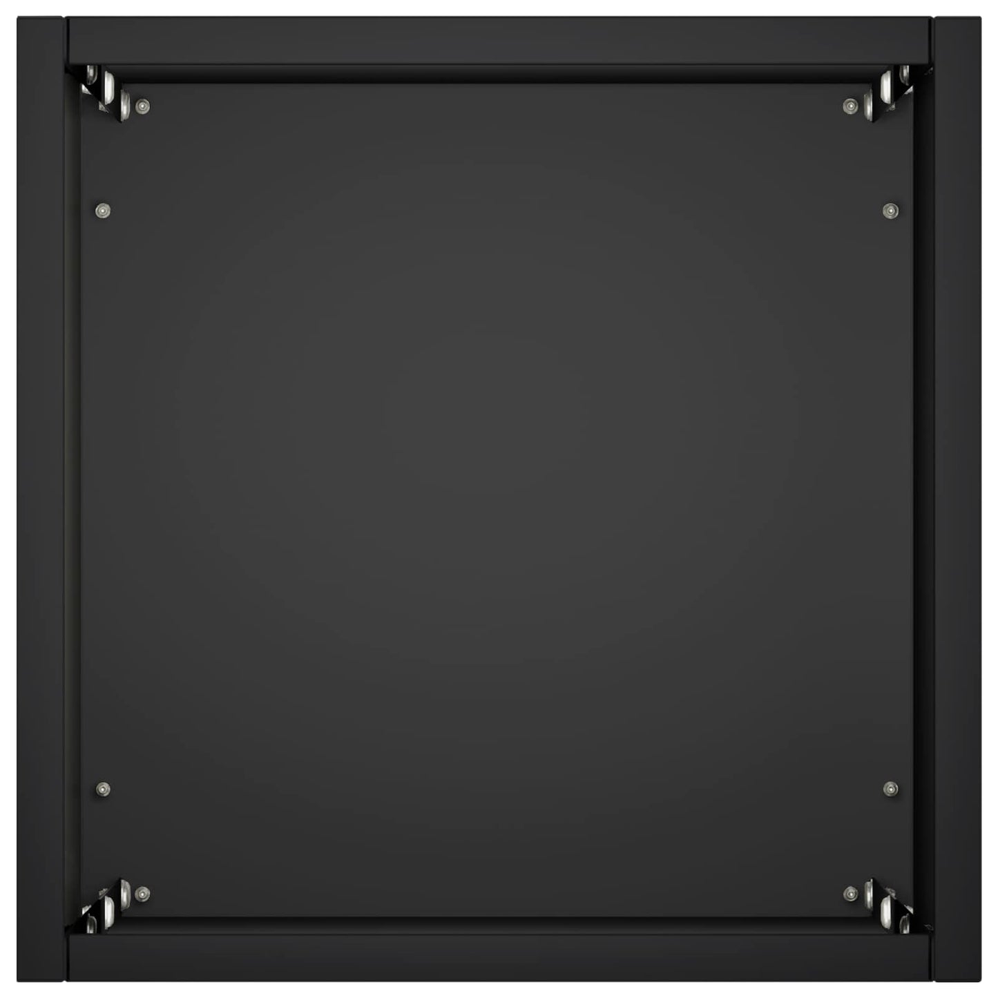 Garden Planter Black 20 x 20 x 75 cm Cold-rolled Steel