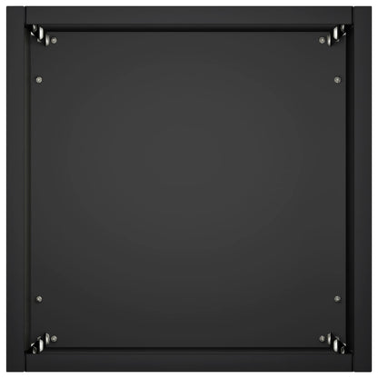 Garden Planter Black 20 x 20 x 75 cm Cold-rolled Steel