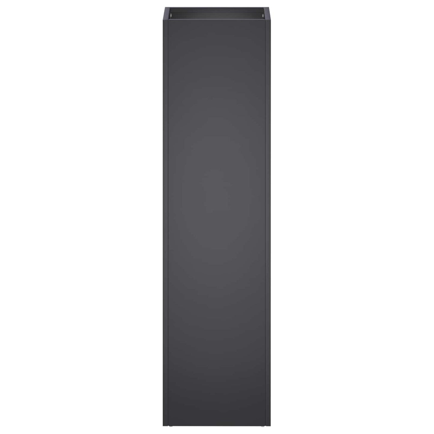 Garden Planter 2 pcs Black 20 x 20 x 75 cm Cold-rolled Steel