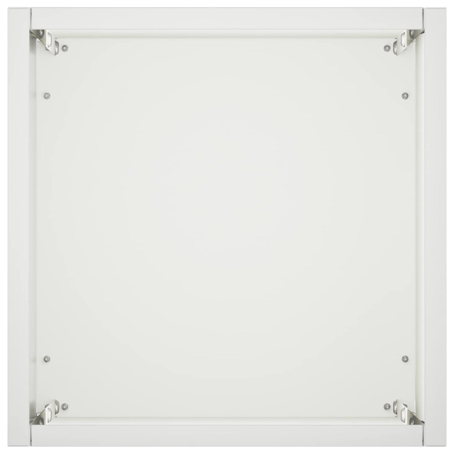 Garden Planter White 20 x 20 x 75 cm Cold-rolled Steel