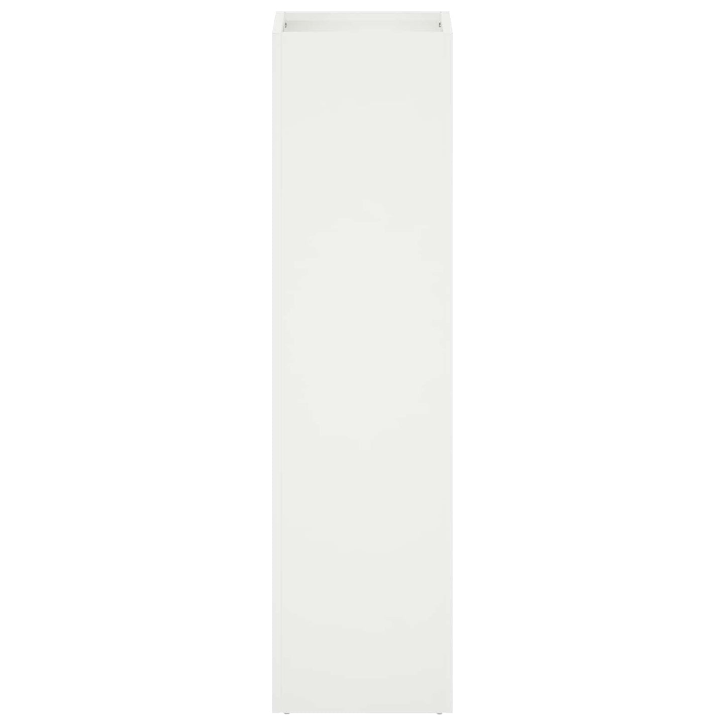 Garden Planter 2 pcs White 20 x 20 x 75 cm Cold-rolled Steel