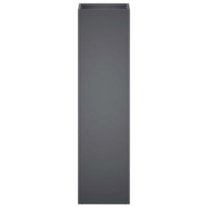 Garden Planter Anthracite 20 x 20 x 75 cm Cold-rolled Steel