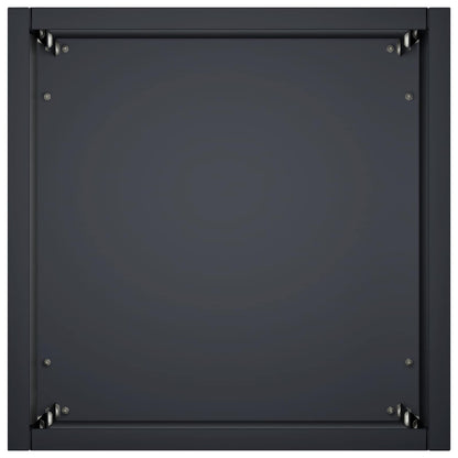 Garden Planter Anthracite 20 x 20 x 75 cm Cold-rolled Steel