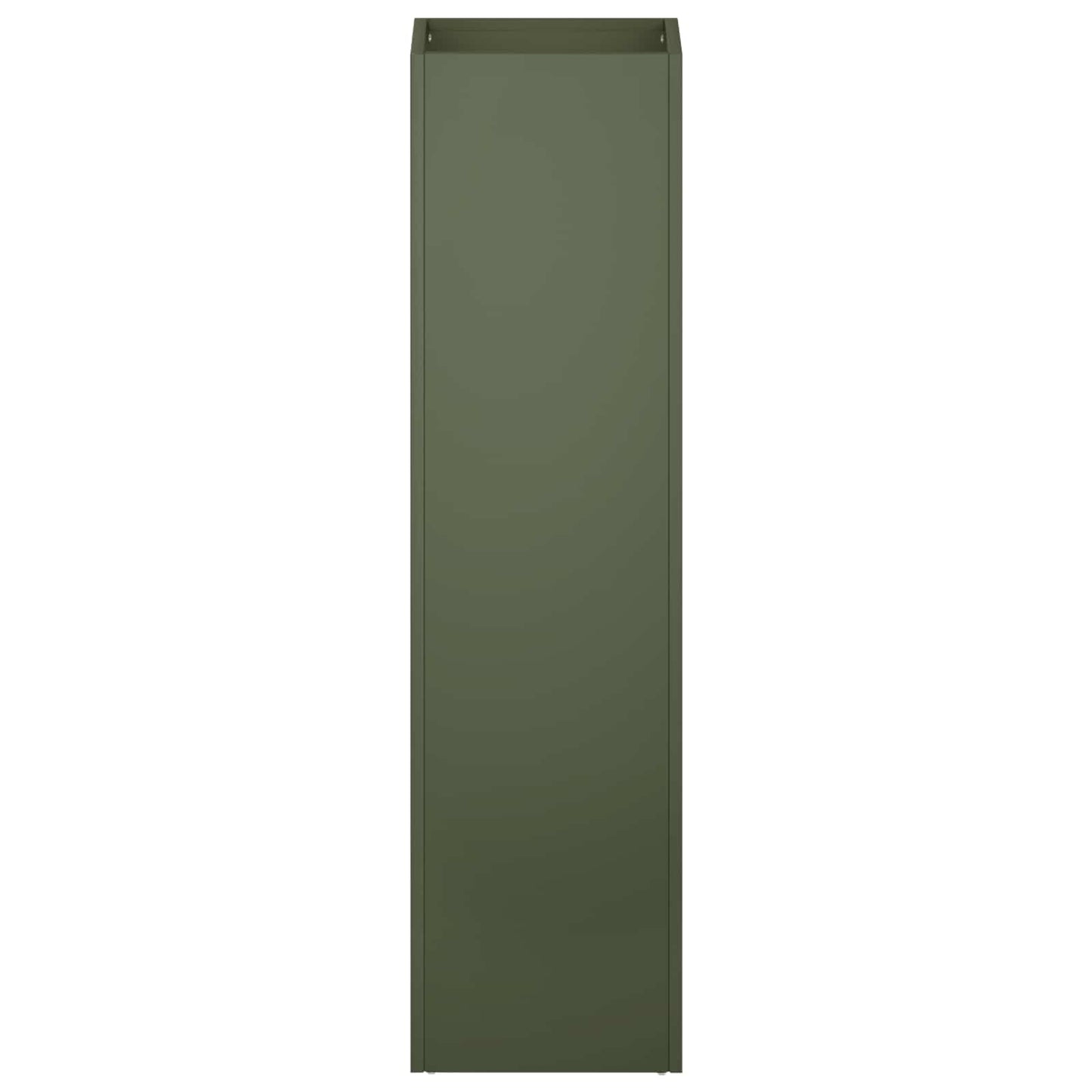 Garden Planter Olive Green 20 x 20 x 75 cm Cold-rolled Steel