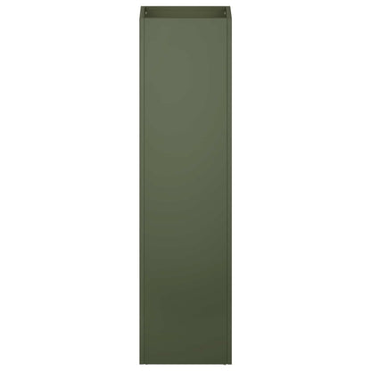 Garden Planter Olive Green 20 x 20 x 75 cm Cold-rolled Steel