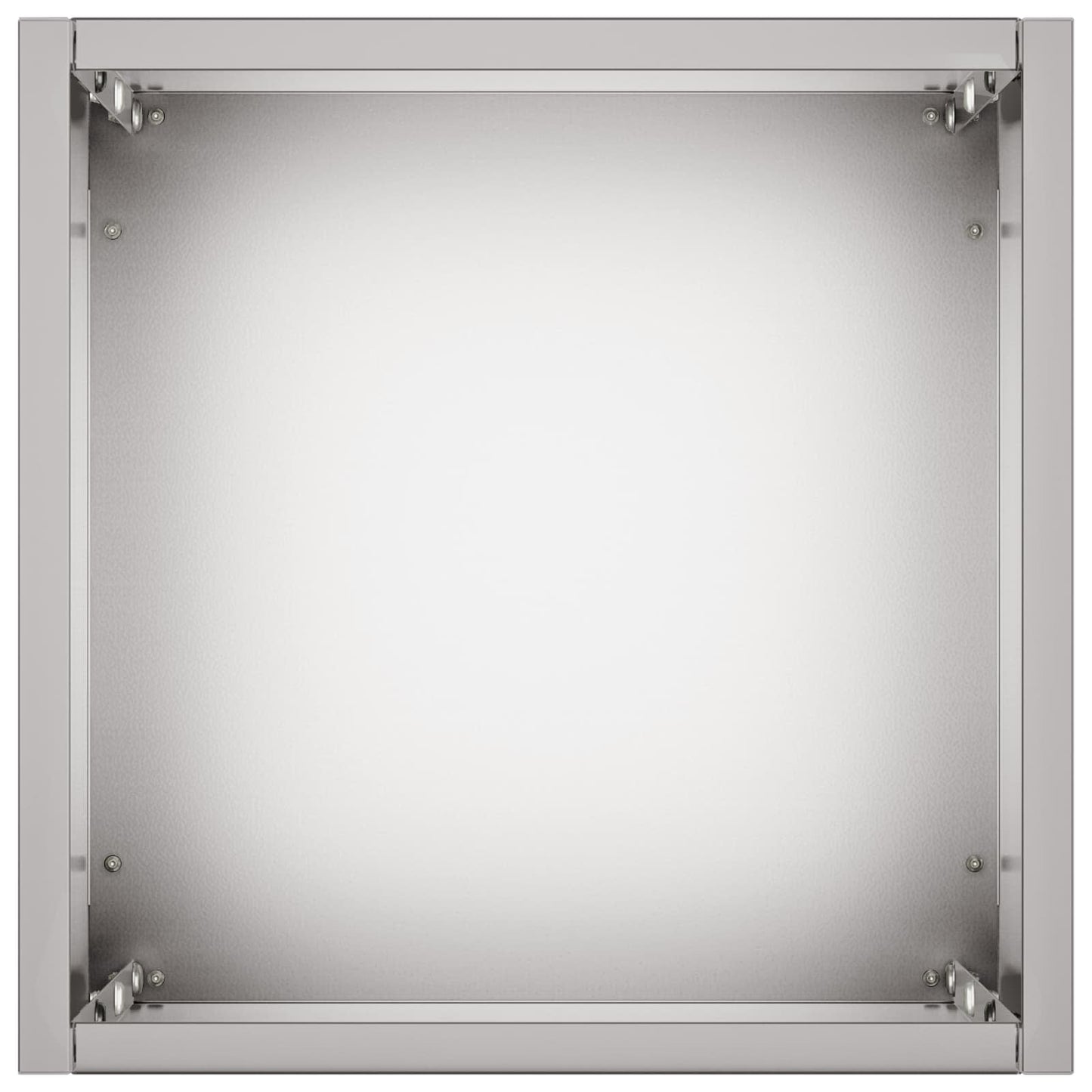 Garden Planter 2 pcs Silver 20 x 20 x 75 cm Galvanised Steel