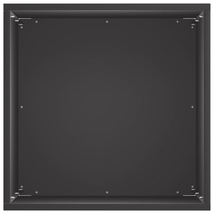 Garden Planter 2 pcs Black 30 x 30 x 40 cm Cold-rolled Steel