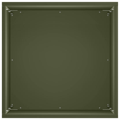 Garden Planter Olive Green 30 x 30 x 40 cm Cold-rolled Steel