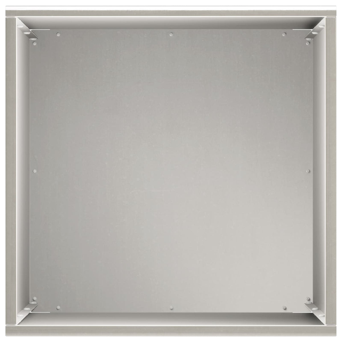 Garden Planter Silver 30 x 30 x 40 cm Stainless Steel