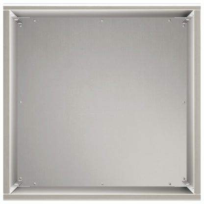 Garden Planter Silver 30 x 30 x 40 cm Stainless Steel