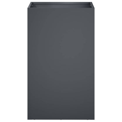 Garden Planter Anthracite 30 x 30 x 50 cm Cold-rolled Steel
