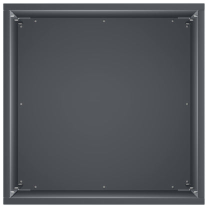 Garden Planter Anthracite 30 x 30 x 50 cm Cold-rolled Steel