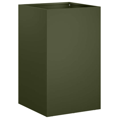 Garden Planter 2 pcs Olive Green 30 x 30 x 50 cm