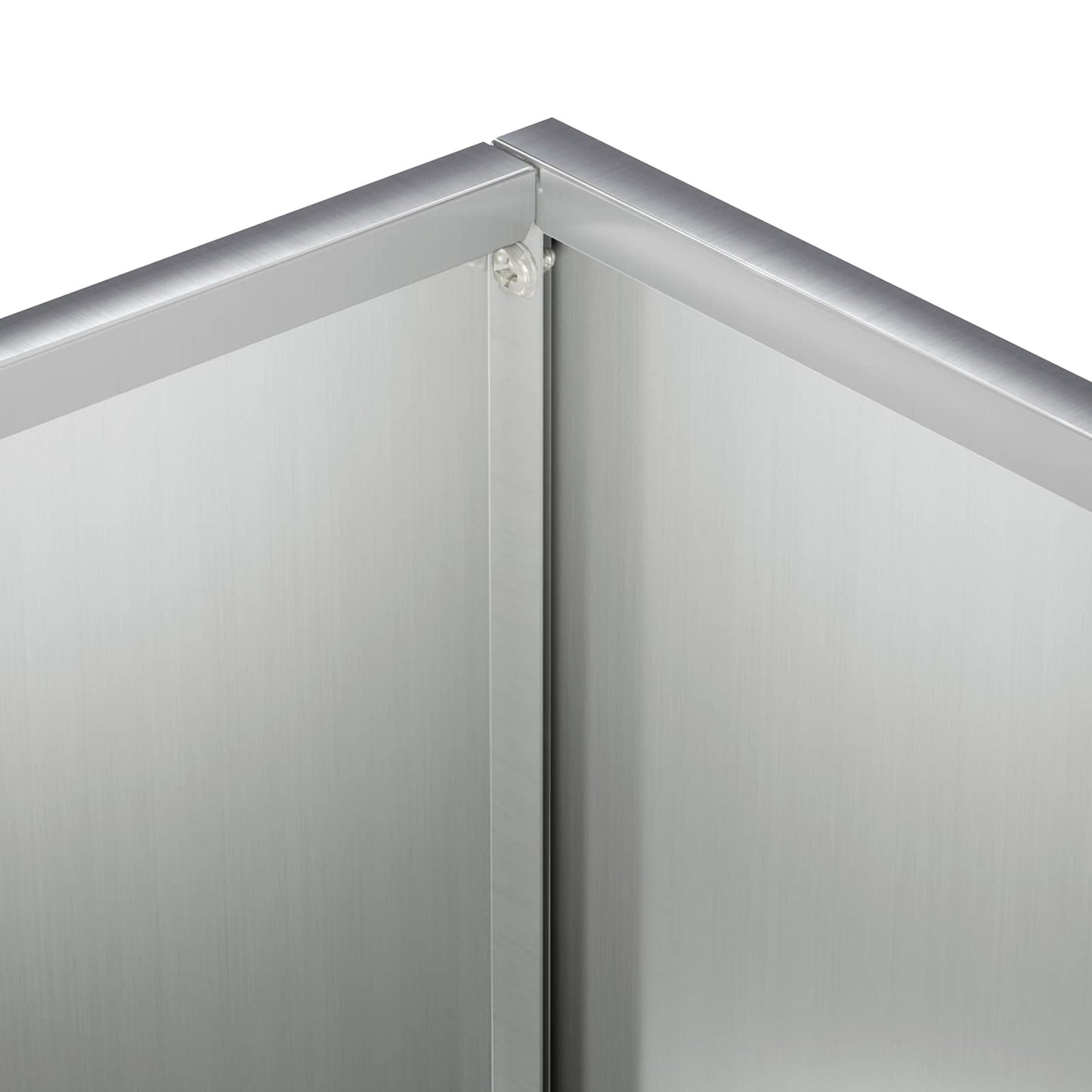 Garden Planter Silver 30 x 30 x 50 cm Galvanised Steel