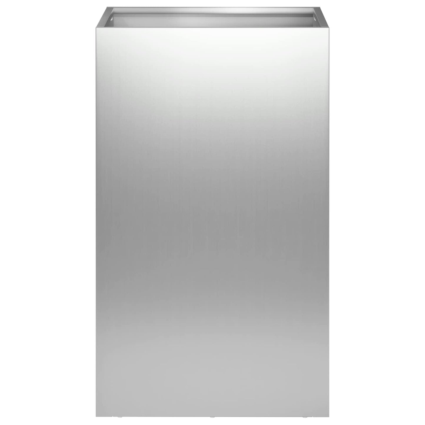 Garden Planter Silver 30 x 30 x 50 cm Galvanised Steel