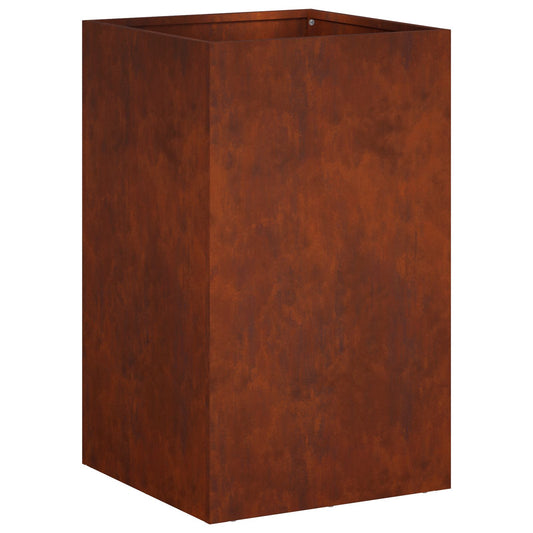 Garden Planter Rusty 30 x 30 x 50 cm Weathering Steel