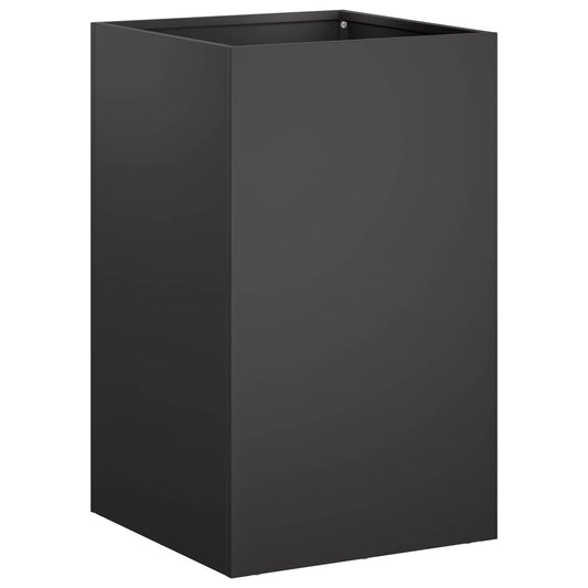Garden Planter Black 40 x 40 x 50 cm Cold-rolled Steel