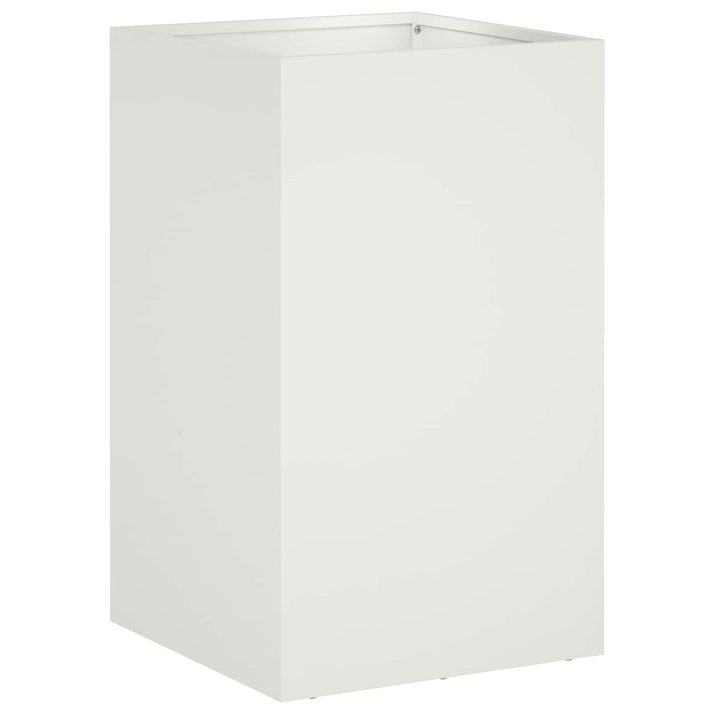 Garden Planter 2 pcs White 40 x 40 x 50 cm Cold-rolled Steel