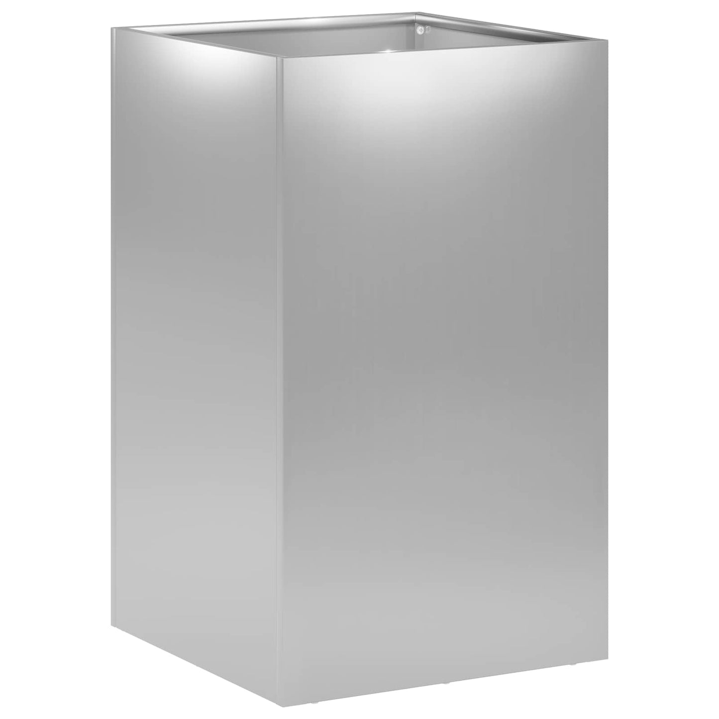 Garden Planter Silver 40 x 40 x 50 cm Galvanised Steel