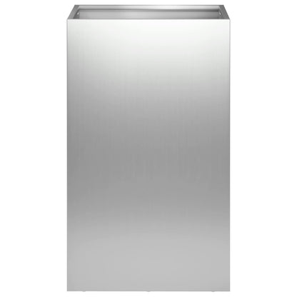 Garden Planter Silver 40 x 40 x 50 cm Galvanised Steel
