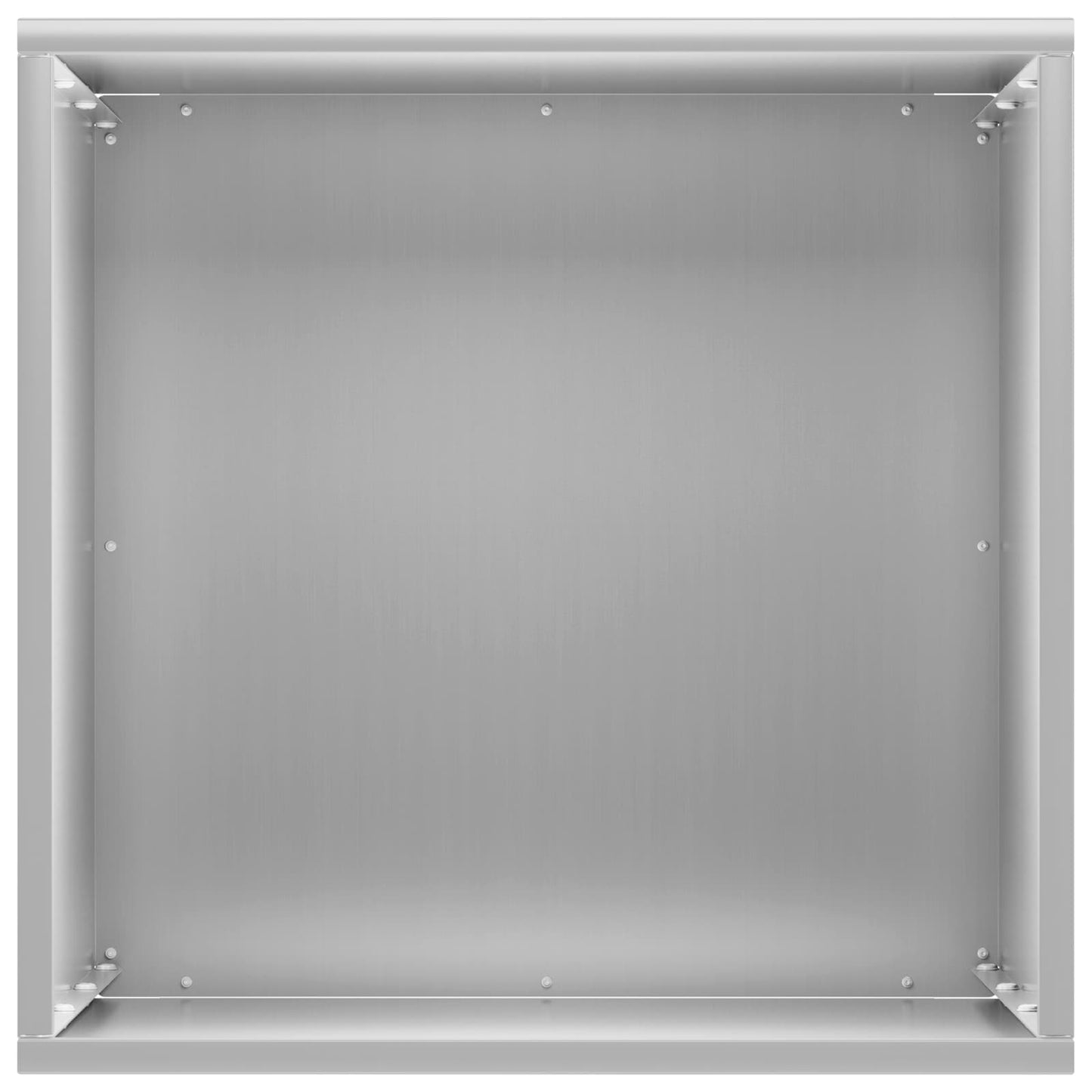 Garden Planter Silver 40 x 40 x 50 cm Galvanised Steel