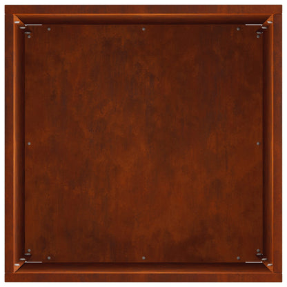 Garden Planter Rusty 40 x 40 x 50 cm Weathering Steel