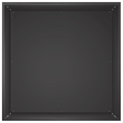 Garden Planter 2 pcs Black 40 x 40 x 75 cm Cold-rolled Steel