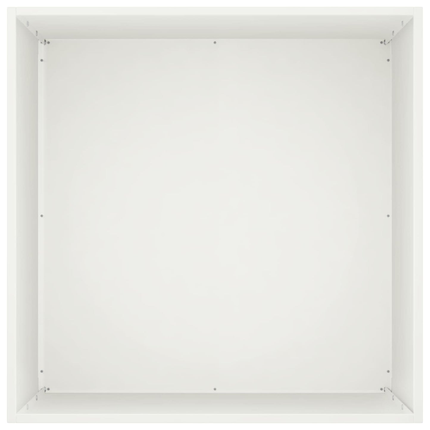 Garden Planter 2 pcs White 40 x 40 x 75 cm Cold-rolled Steel