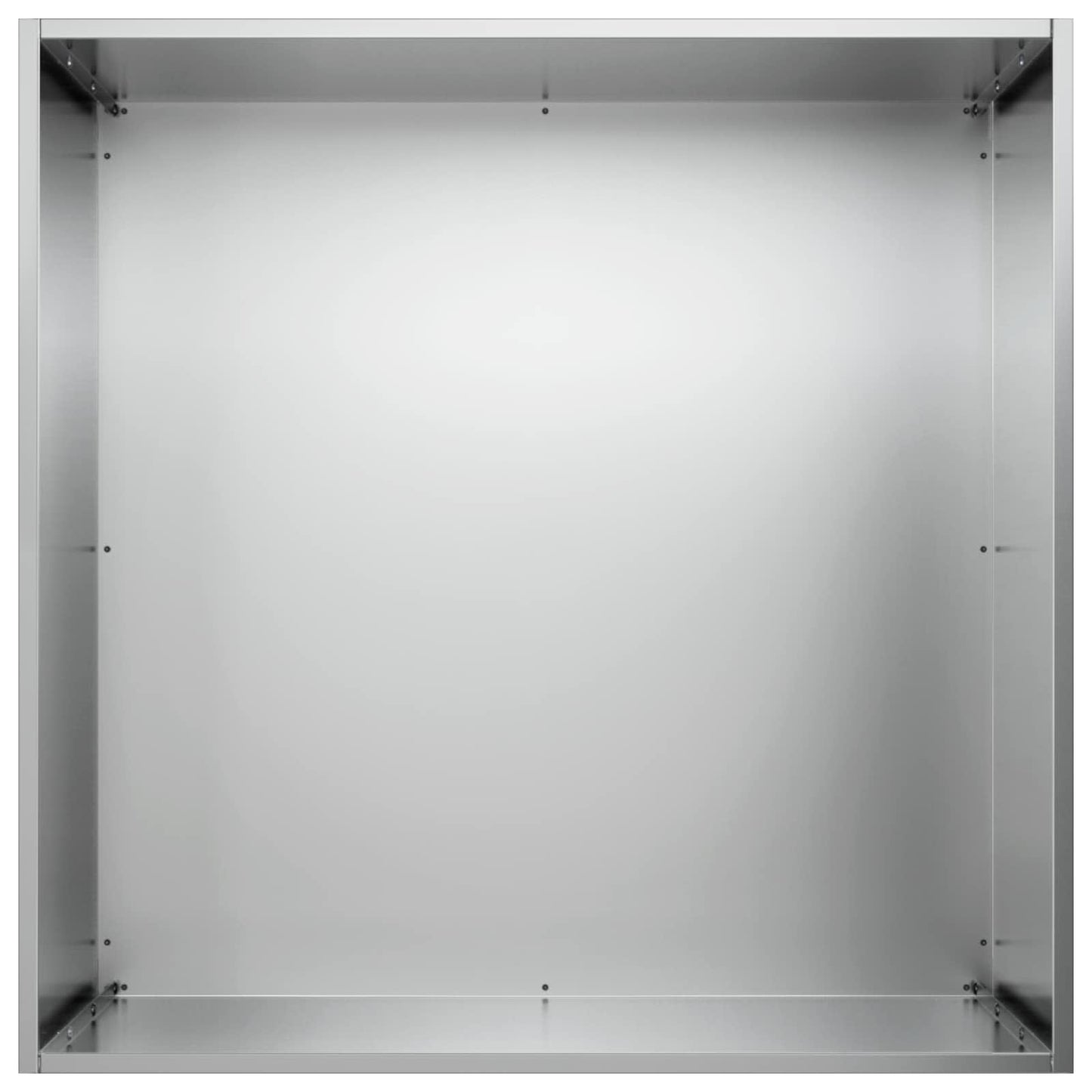 Garden Planter Silver 40 x 40 x 75 cm Galvanised Steel