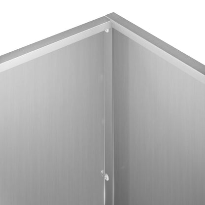 Garden Planter 2 pcs Silver 40 x 40 x 75 cm Galvanised Steel