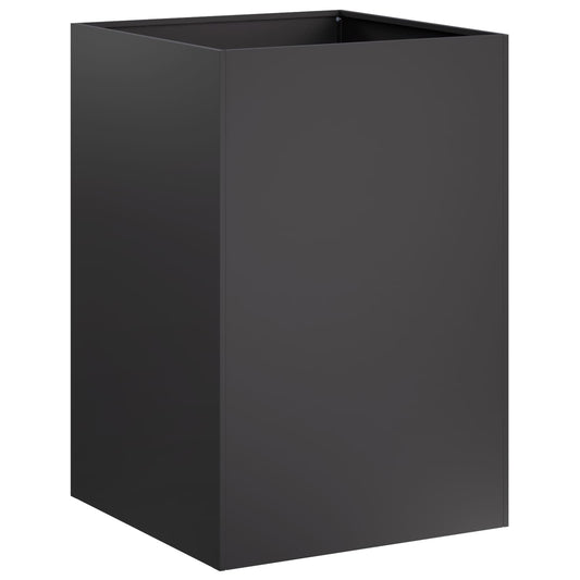 Garden Planter Black 50 x 50 x 75 cm Cold-rolled Steel