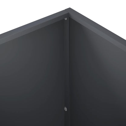 Garden Planter 2 pcs Anthracite 50 x 50 x 75 cm