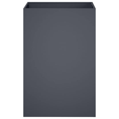 Garden Planter 2 pcs Anthracite 50 x 50 x 75 cm
