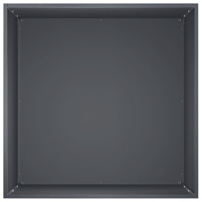 Garden Planter 2 pcs Anthracite 50 x 50 x 75 cm