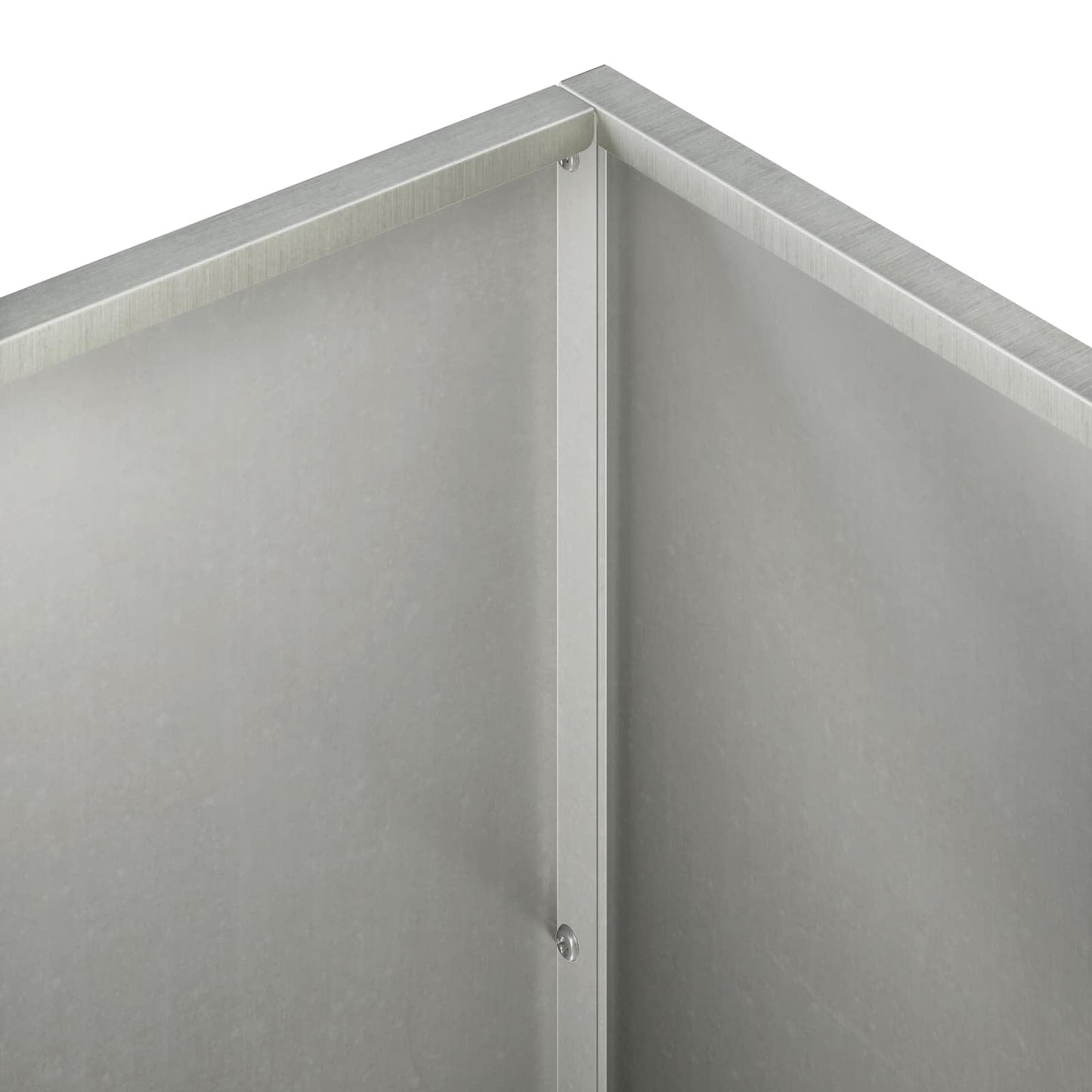 Garden Planter 2 pcs Silver 50 x 50 x 75 cm Stainless Steel