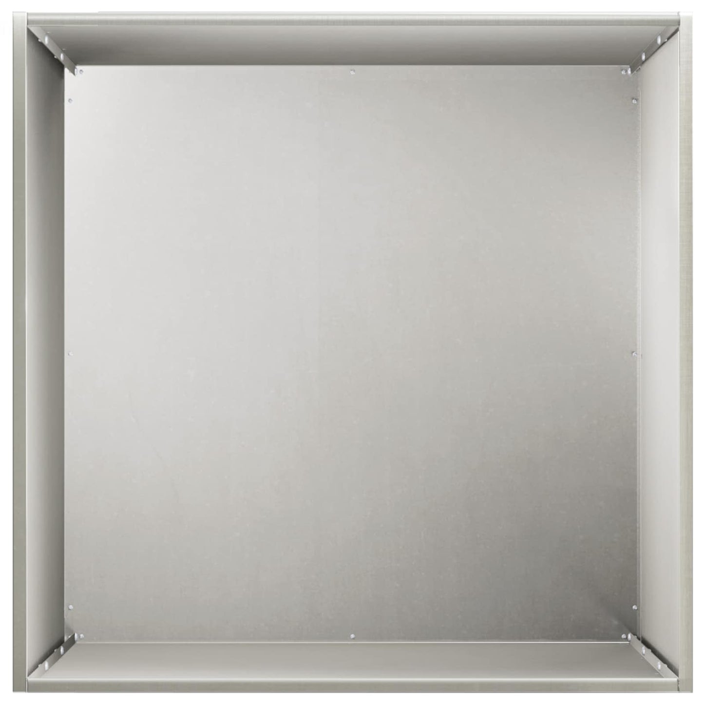 Garden Planter 2 pcs Silver 50 x 50 x 75 cm Stainless Steel