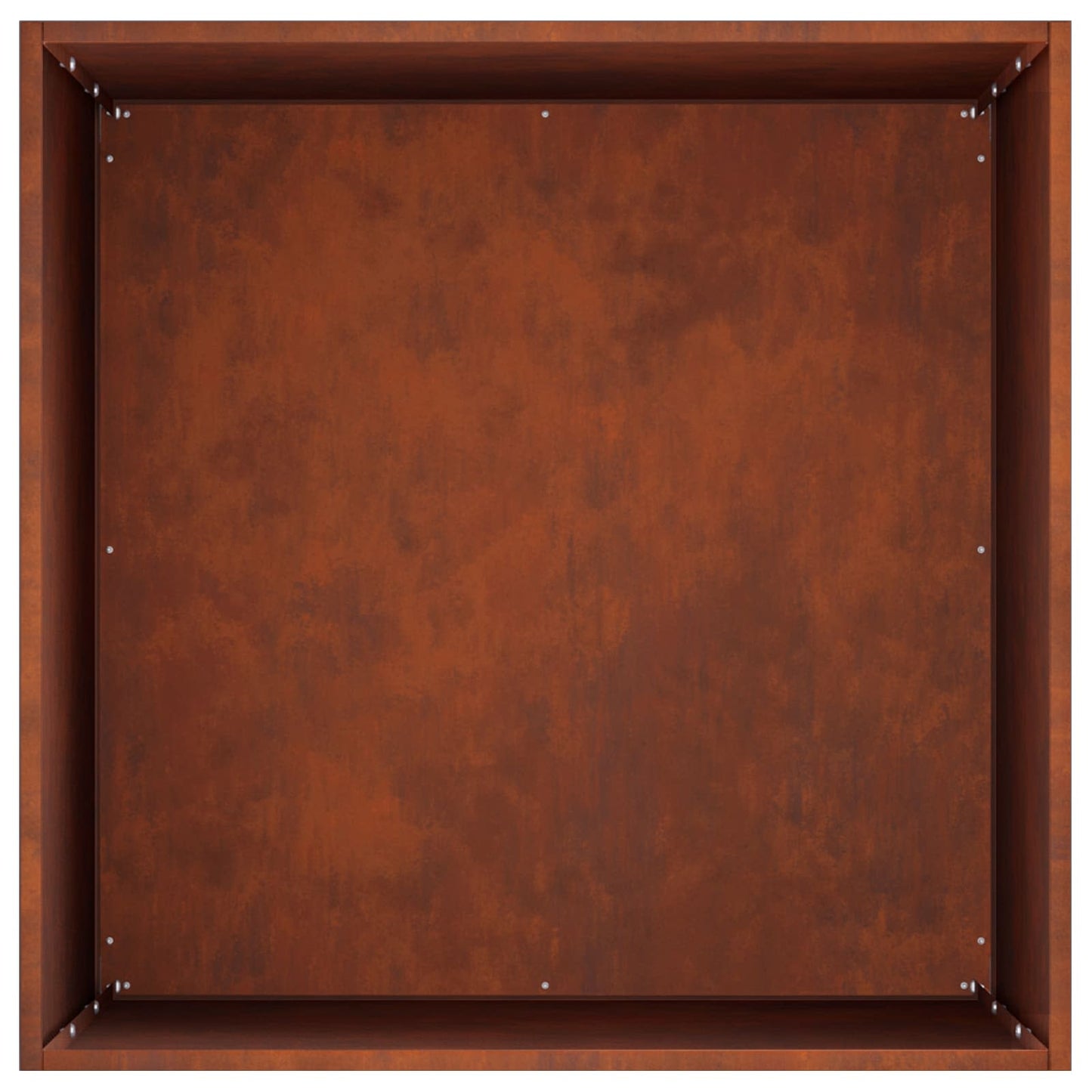 Garden Planter Rusty 50 x 50 x 75 cm Weathering Steel