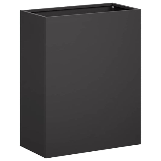 Garden Planter Black 40 x 20 x 40 cm Cold-rolled Steel