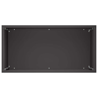 Garden Planter Black 40 x 20 x 40 cm Cold-rolled Steel
