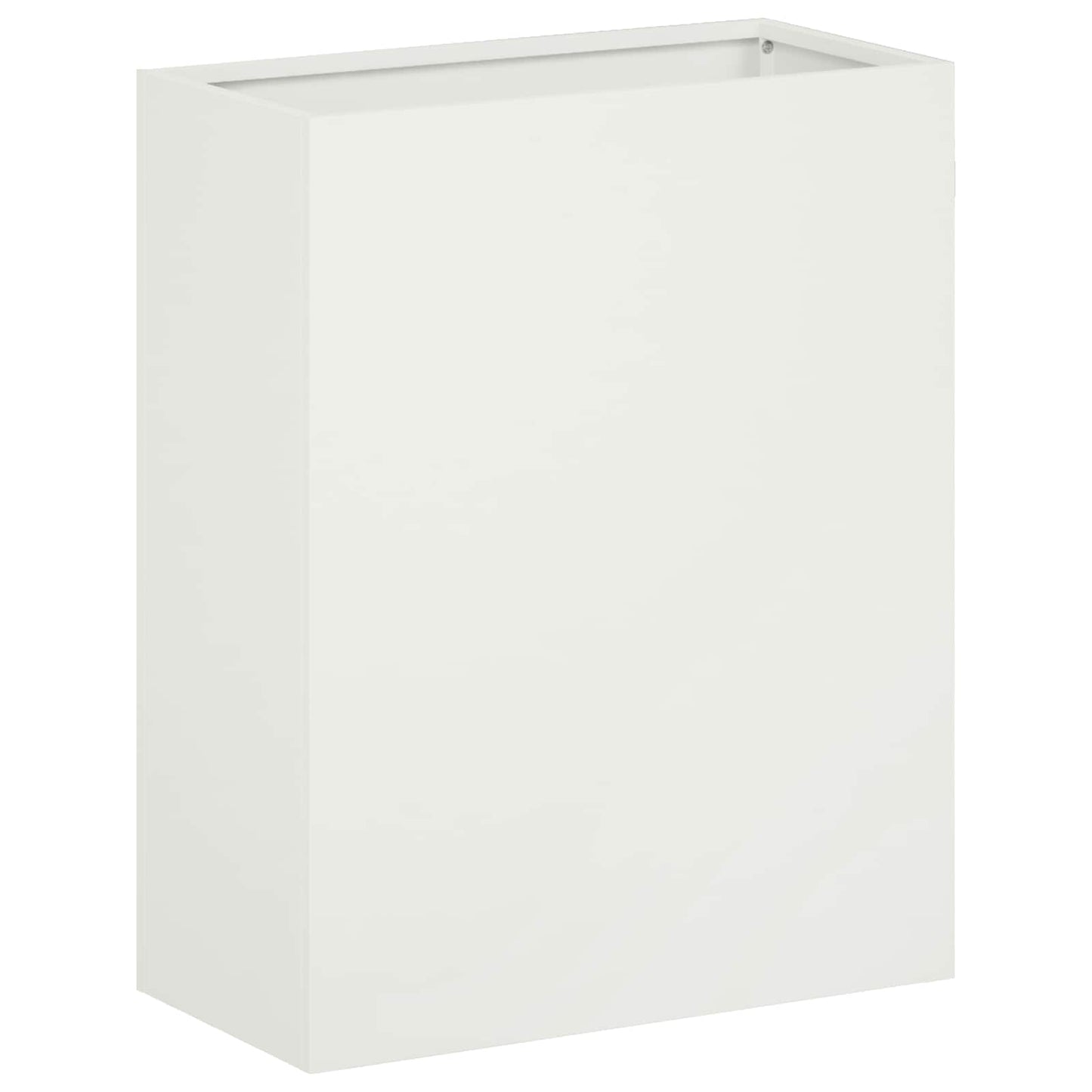 Garden Planter White 40 x 20 x 40 cm Cold-rolled Steel