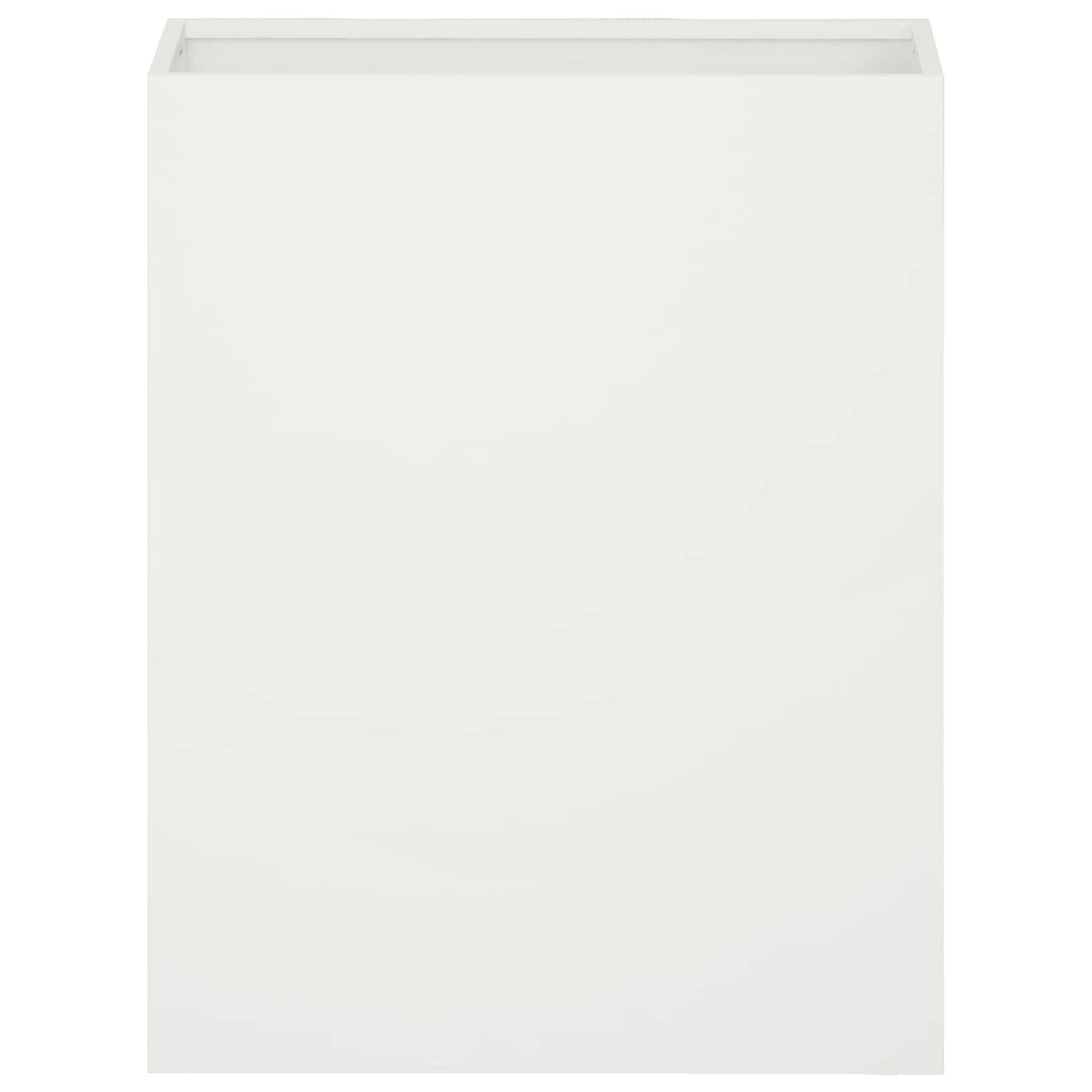 Garden Planter 2 pcs White 40 x 20 x 40 cm Cold-rolled Steel